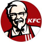 KFC red color type logo