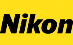 Nikon Yellow color type logo design